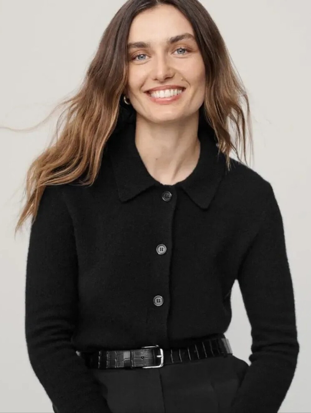 NWT Jenni Kayne Murphy Cashmere Cardigan Black Size Medium / Small